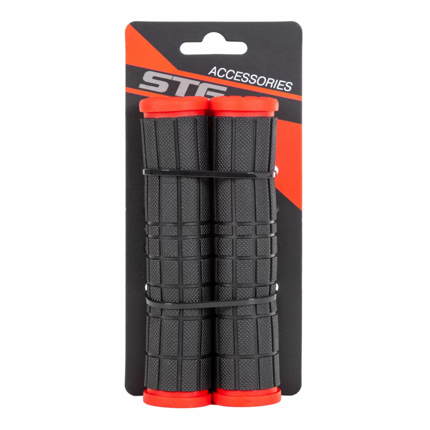 Грипсы STG SZ-068 черный/красный Х108424 Фото Грипсы STG SZ-068 черный/красный Х108424 со склада магазина Спортев