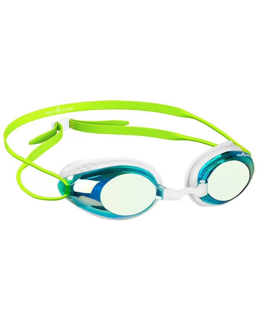 Очки для плавания Mad Wave Honey Rainbow azure/green white M0427 20 0 08W Фото Очки для плавания Mad Wave Honey Rainbow azure/green white M0427 20 0 08W со склада магазина Спортев