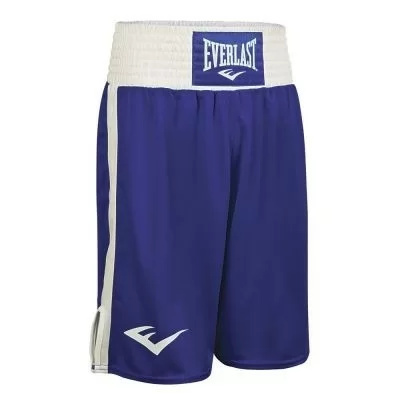 Трусы боксерские Everlast Elite син/белые 3652 Фото Трусы боксерские Everlast Elite син/белые 3652 со склада магазина Спортев