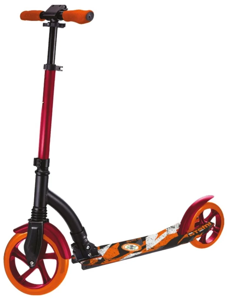 Самокат Atemi Airfly 230 ATC06 красный/черный 6926 Фото Самокат Atemi Airfly 230 ATC06 красный/черный 6926 со склада магазина Спортев