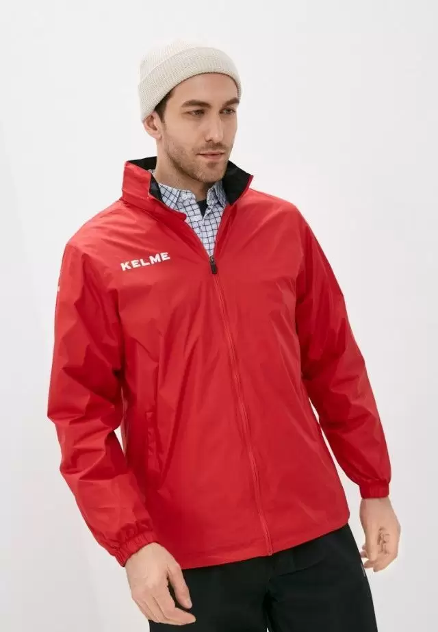 Куртка Kelme Windproof красный 3801241/3803241.600 Фото Куртка Kelme Windproof красный 3801241/3803241.600 со склада магазина Спортев