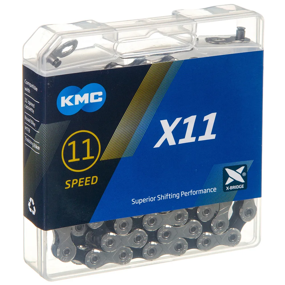 Цепь 11 ск. 118 звен. KMC X11 Х95163 Фото Цепь 11 ск. 118 звен. KMC X11 Х95163 со склада магазина Спортев