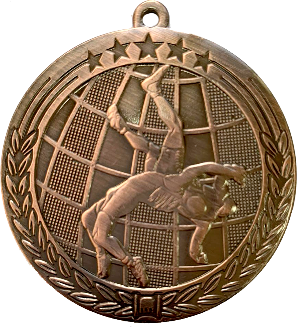 Медаль АТ602 d-60 мм Фото Медаль АТ602 d-60 мм со склада магазина Спортев