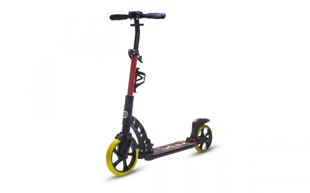 Самокат Atemi Airfly 230 ATC07 черный/красный 6927 Фото Самокат Atemi Airfly 230 ATC07 черный/красный 6927 со склада магазина Спортев