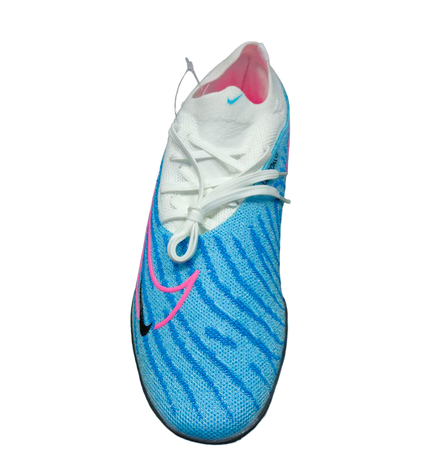 Бутсы Nike Phantom GX Elite turf голубой/белый Фото Бутсы Nike Phantom GX Elite turf голубой/белый со склада магазина Спортев