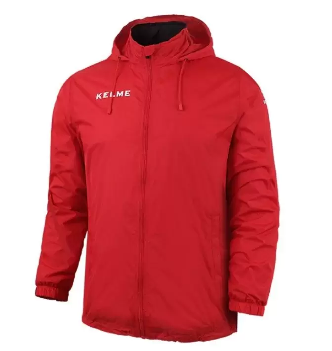 Куртка Kelme Windproof красный 3801241/3803241.600 Фото Куртка Kelme Windproof красный 3801241/3803241.600 со склада магазина Спортев