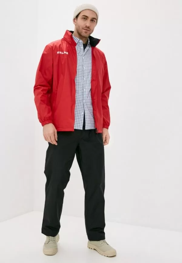 Куртка Kelme Windproof красный 3801241/3803241.600 Фото Куртка Kelme Windproof красный 3801241/3803241.600 со склада магазина Спортев