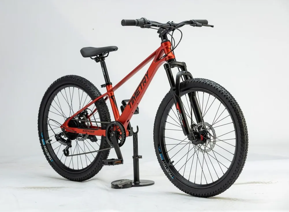 Велосипед Timetry TT228 24" 7 скор. красный Фото Велосипед Timetry TT228 24" 7 скор. красный со склада магазина Спортев