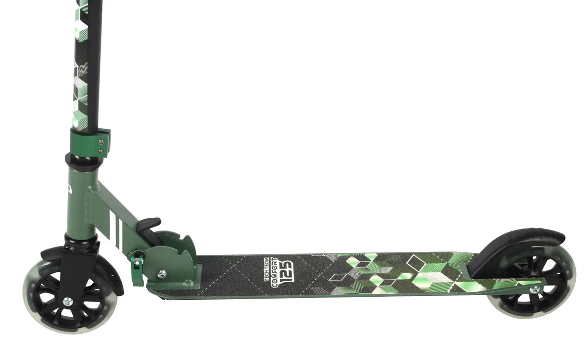 Самокат TechTeam Comfort 125R (2022) dark green Фото Самокат TechTeam Comfort 125R (2022) dark green со склада магазина Спортев