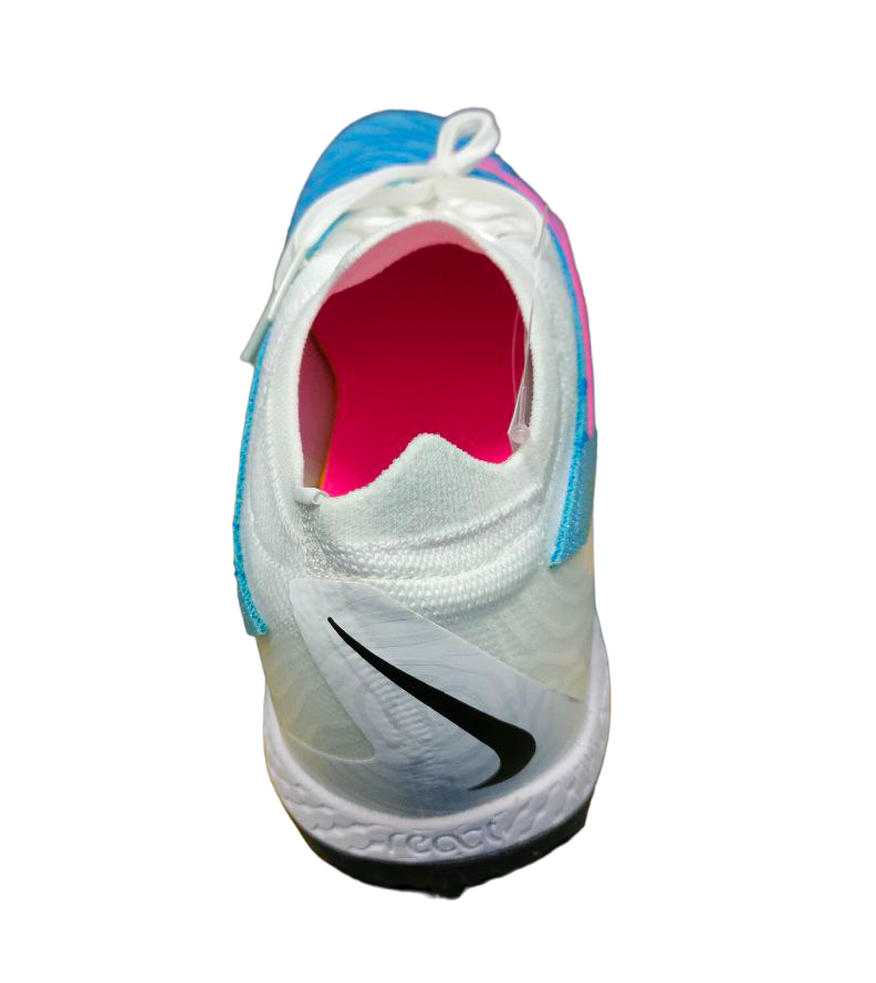 Бутсы Nike Phantom GX Elite turf голубой/белый Фото Бутсы Nike Phantom GX Elite turf голубой/белый со склада магазина Спортев
