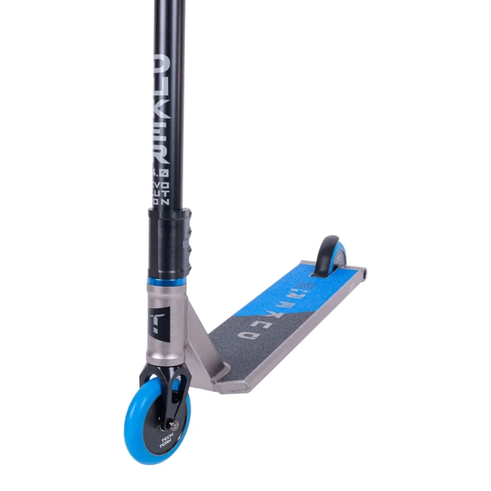 Самокат TechTeam Duker 4.0 трюковой grey/blue Фото Самокат TechTeam Duker 4.0 трюковой grey/blue со склада магазина Спортев