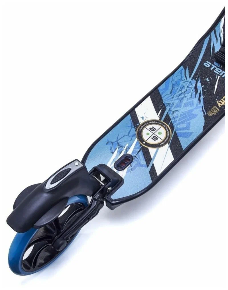 Самокат Atemi Airfly 230 ATC08 синий/черный 6928 Фото Самокат Atemi Airfly 230 ATC08 синий/черный 6928 со склада магазина Спортев