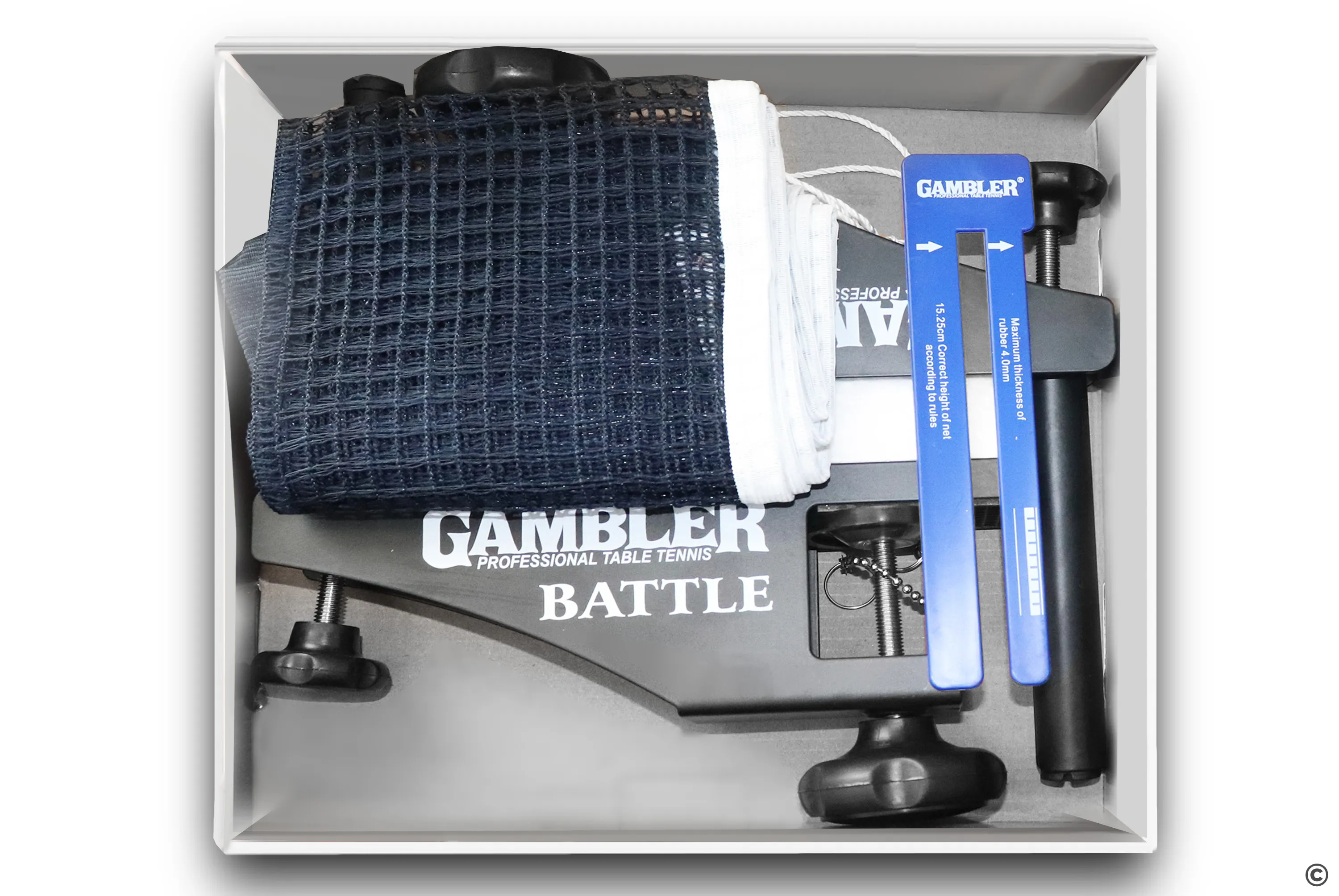 Сетка для настольного тенниса Gambler 312 Battle Фото Сетка для настольного тенниса Gambler 312 Battle со склада магазина Спортев