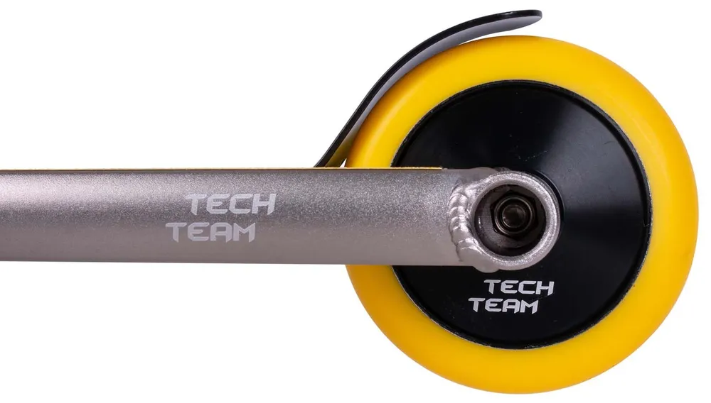 Самокат TechTeam Duker 4.0 трюковой grey/yellow Фото Самокат TechTeam Duker 4.0 трюковой grey/yellow со склада магазина Спортев